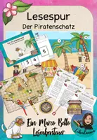Vorschau - Stundenentwürfe - Lesespur "Der Piratenschatz" Abenteuer mit Marco Bello - Deckblatt