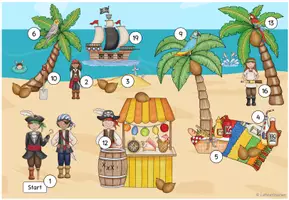 Vorschau - Stundenentwürfe - Lesespur "Der Piratenschatz" Abenteuer mit Marco Bello - Seite 3