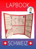 Vorschau - Arbeitsblätter - Lapbook Schweiz (editierbare Vorlage) - Deckblatt