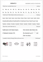 Vorschau - Arbeitsblätter - 8. Leseblatt für die ganze Woche Klasse 1 - Deckblatt
