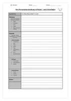 Vorschau - Arbeitsblätter - Personenbeschreibung - Checkliste und Schreibplan (editierbar) - Seite 2