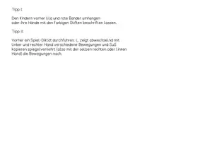 Vorschau - Arbeitsblätter - Rechts, links, oben, unten - AB 1 - Gebärdensprache - Seite 2