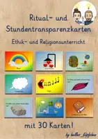 Vorschau - Bildkarten - Ritualkarten und Stundentransparenzkarten Rituale Religion / Ethik - Deckblatt
