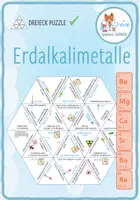 Vorschau - Spiele - Erdalkalimetalle – Dreieck Domino Spiel - Deckblatt