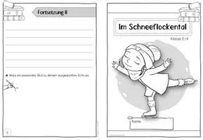 Vorschau - Arbeitsblätter - Im Schneeflockental | Begleitheft zur Lesekartei - Seite 2