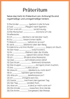 Vorschau - Arbeitsblätter - Präteritums-Spiel + Bonus-Arbeitsblatt mit Lösung - Seite 3
