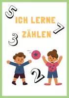 Vorschau - Arbeitsblätter - Ich lerne Zählen (Komplettpaket) - Die Zahlen 1 - 10 spielerisch lernen - Deckblatt