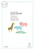 Vorschau - Mal- und Bastelvorlagen - Wilde Viecher - Seite 1