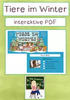Vorschau - Arbeitsblätter - Tiere im Winter - Materialpaket (Bundle) - Seite 1
