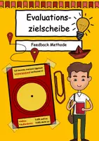 Vorschau - Fördermaterial/Inklusion - Evaluationszielscheibe Feedback Vorlage Reflexion DIN A0 - Deckblatt
