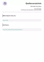 Vorschau - Arbeitsblätter - Mein Wort des Jahres - Seite 1