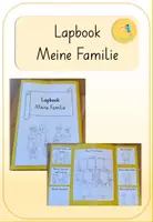 Vorschau - Arbeitsblätter - Lapbook ich und meine Familie ab 1.Klasse - Deckblatt