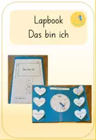 Vorschau - Arbeitsblätter - Lapbook das bin ich ab der 1.Klasse - Deckblatt
