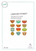 Vorschau - Mal- und Bastelvorlagen - Linien der Steinzeit - Seite 1