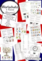 Vorschau - Arbeitsblätter - Wortschatz-Lernseiten 3. Klasse (Playway) / Vocabulary - Deckblatt
