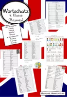 Vorschau - Arbeitsblätter - Wortschatz-Lernseiten 4. Klasse (Playway) / Vocabulary - Deckblatt