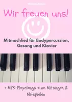 Vorschau - Arbeitsblätter - Wir freuen uns! Mitmachlied für Bodypercussion, Gesang & Klavier - Deckblatt