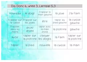 Vorschau - Spiele - Wörter gewinnen Dis Donc 6 unité 3 - Seite 3