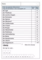 Vorschau - Arbeitsblätter - Lesespaziergang Wiese - Seite 2