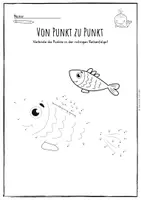 Vorschau - Arbeitsblätter - Unter Wasser - Punktbilder - #Freebie - Seite 2