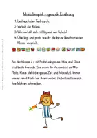Vorschau - Spiele - Gruppenarbeit: Rollenspiel gesunde Ernährung - Druckschrift - Seite 1