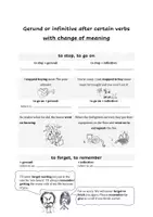 Vorschau - Arbeitsblätter - Englisch Gerund oder Infinitiv / gerund or infinitive AB + EH - Seite 2