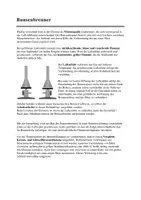 Vorschau - Arbeitsblätter - Bunsenbrenner - Seite 1
