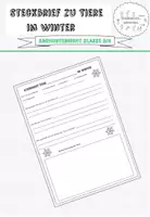 Vorschau - Arbeitsblätter - Steckbrief zu "Tiere im Winter" Klasse 3/4 - Deckblatt