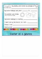 Vista previa - Hojas de trabajo - Flipbook Easter holidays Inglés/English - página 2