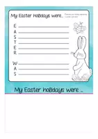 Vista previa - Hojas de trabajo - Flipbook Easter holidays Inglés/English - página 3