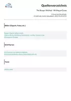 Vorschau - Arbeitsblätter - The Burger Method - Writing an Essay - Seite 1