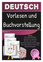 Vorschau - Unterrichtsreihen - Deutsch Fachspezifische Leistung : Buchvorstellung und Vorlesen - Deckblatt
