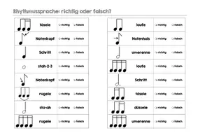 Vorschau - Arbeitsblätter - Materialpaket - Rhythmussprache - Seite 2