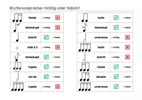 Vorschau - Arbeitsblätter - Materialpaket - Rhythmussprache - Seite 3