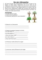 Vorschau - Unterrichtsreihen - Die vier Jahreszeiten - Deckblatt