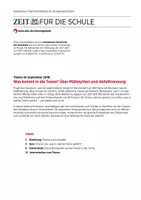 Vorschau - Arbeitsblätter - Was kommt in die Tonne? Über Müllmythen und Abfalltrennung - Deckblatt