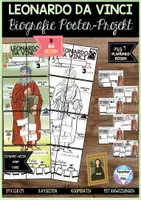 Vorschau - Unterrichtsreihen - Lernwerkstatt Leonardo da Vinci - Materialpaket Bundle Kunstprojekt - Basteln, Malen & Lernen - SOFORT EINSETZBAR - Seite 1