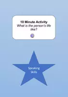 Vorschau - Spiele - ENGLISH: 10 Minute Activity: What is the person's life like? - Deckblatt