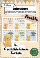 Vorschau - Anderer Materialtyp - Labradore Willkommenskärtchen - Deckblatt