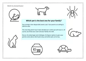 Vorschau - Aufgabenkarten - ENGLISH: 10 Minute Activity: Simulated Situation - Pets - Seite 3