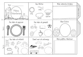 Vorschau - Arbeitsblätter - Osterferien Leporello - Ostern - Seite 3