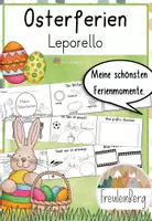 Vorschau - Arbeitsblätter - Osterferien Leporello - Ostern - Deckblatt