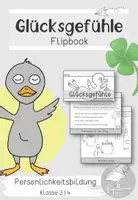 Vorschau - Arbeitsblätter - Glücksgefühle | Das Glück liegt in dir | Flipbook - Deckblatt
