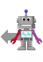 Vorschau - Präsentationen/Tafelbilder - Offline Coding/ Roboter - Pfeil für die Reihentransparenz - Seite 3