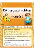 Vorschau - Arbeitsblätter - Bildergeschichten Kartei & Arbeitsblätter Klasse 2-3 | Kreatives Schreiben Deutsch - Seite 1