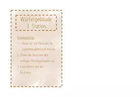 Vorschau - Stationenlernen - Würfelgebäude und Baupläne Kl.3/4 - Seite 3
