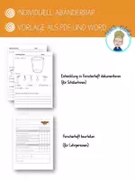 Vorschau - Mal- und Bastelvorlagen - Schmetterling: Forscherheft | Zickzack-Bild | Faltheft | Schreibblätter - Seite 1