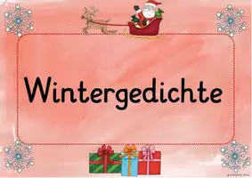 Vorschau - Präsentationen/Tafelbilder - Wintergedichte Reihentransparenz - Seite 3