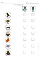 Vorschau - Arbeitsblätter - Heule Eule - Tiere im Wald - Gebärdensprache - Seite 2