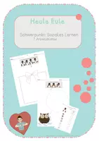 Vorschau - Stundenentwürfe - Materialpaket "Heule Eule" in Gebärdensprache - Deckblatt